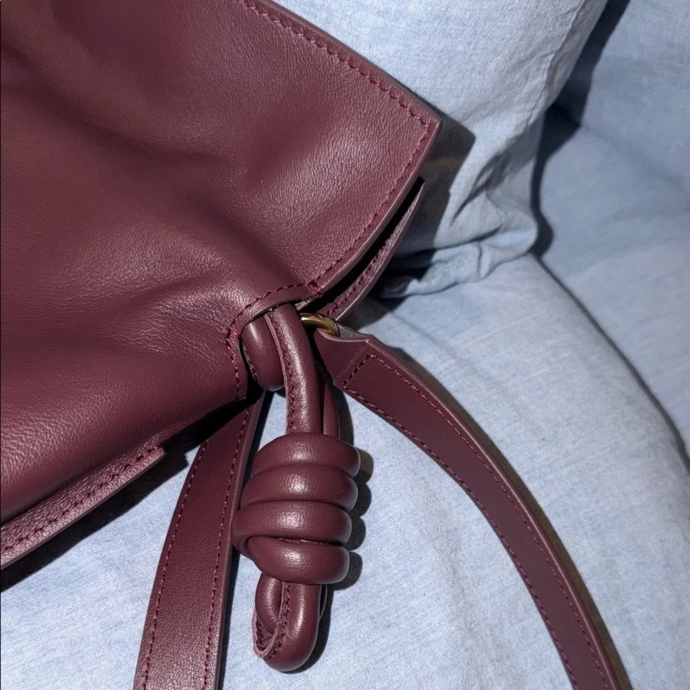 Loewe Maroon Leather Crossbody Bag - Picture 4 of 5